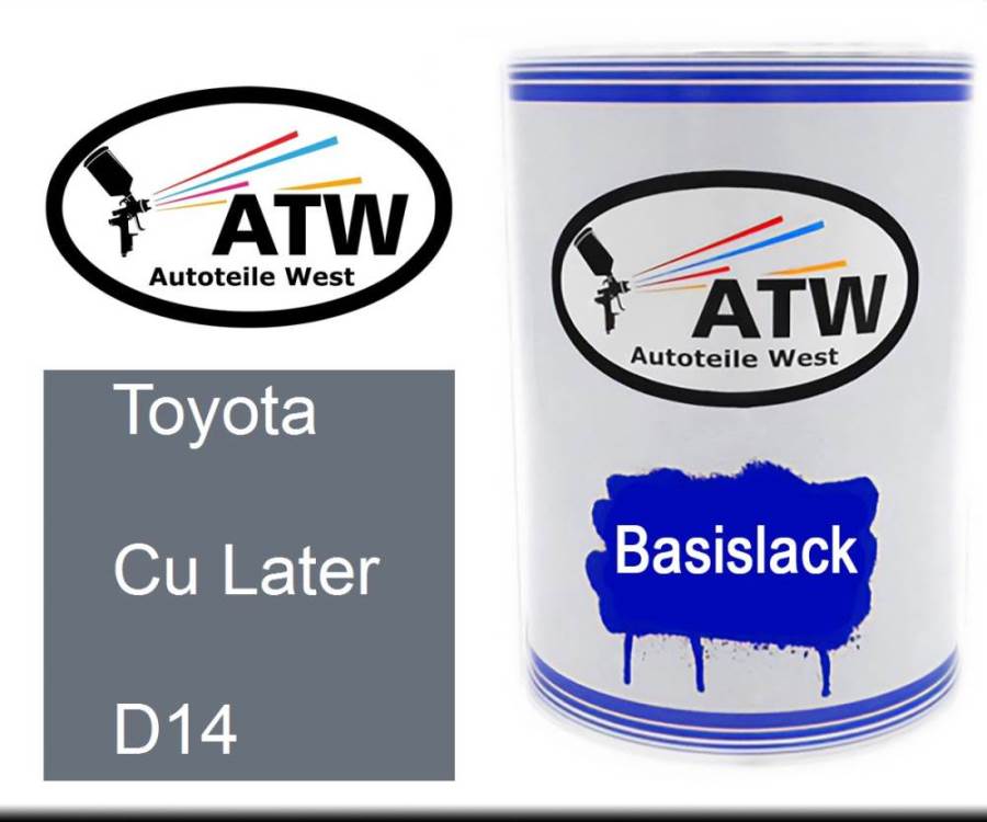 Toyota, Cu Later, D14: 500ml Lackdose, von ATW Autoteile West.